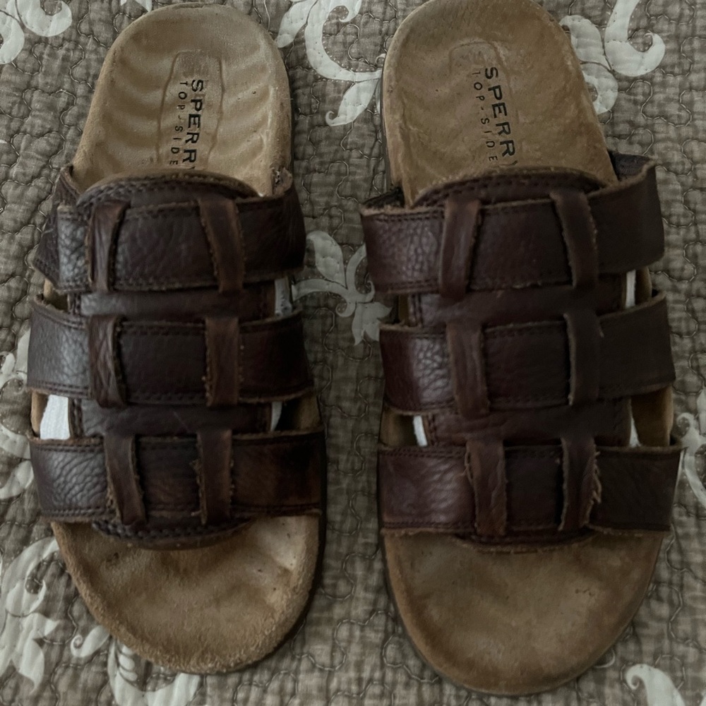 Mens Sperry slide sandal